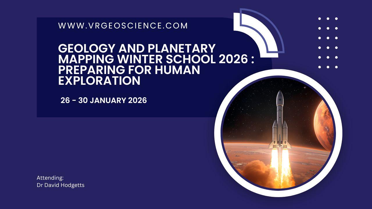 Geology and Planetary Mapping Winter School 2026 event banner