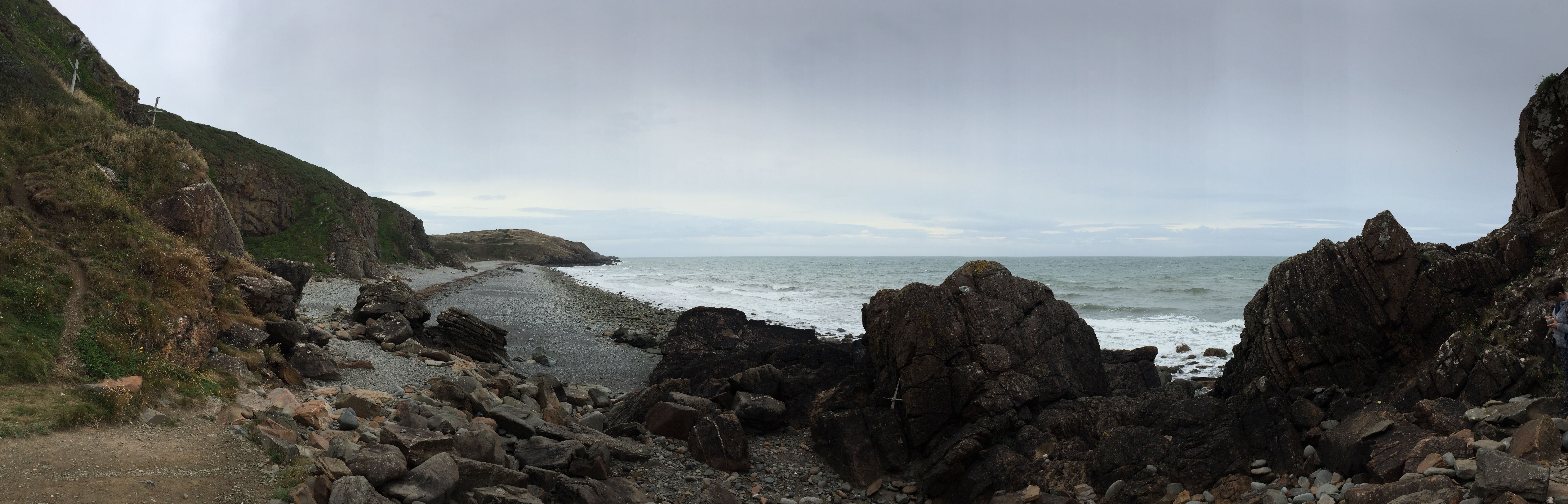 View from St Ninians Cave, Dumfries and Galloway