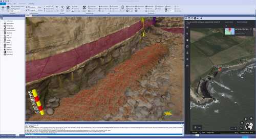 Fracture and zone mapping for structural and engineering geologists