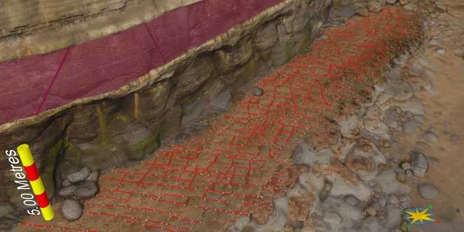 interpretation of fractures in ironstones